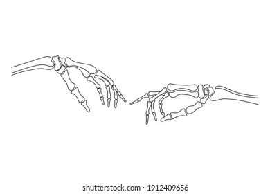 Skeleton Hands Creation Of Adam, Skeleton Hands Tattoo Holding, Creation Of Adam Skeleton Hands Tattoo, Skeleton Creation Of Adam, Till Our Fingers Decompose Tattoo, Creation Of Adam Tattoo Skeleton, Creation Of Adam Skeleton Hands, Creation Of Adam Skeleton, Creation Of Adam Sketch