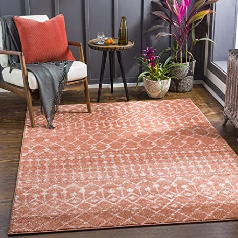 egnarO tnruB ,)ni 3( tf 7 x )ni 3( tf 5 ,guR aerA naimehoB labolG eislE srevaeW citsitr A Global Bohemian, Coral Area Rug, Bohemian Area Rug, Bohemian Pattern, Bedroom Area Rug, Orange Area Rug, Bohemian Area Rugs, Transitional Area Rugs, White Area Rug