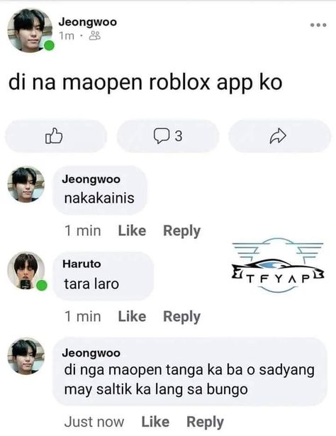 Filipino Twitter Funny, Filipino Twitter, Twitter Humor, Cute Texts For Her, Funny Text Pictures, Filo Memes, Gilbert And Anne, Filipino Memes, Tagalog Quotes Funny