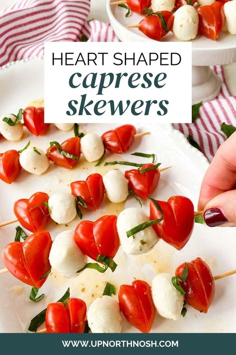 Caprese Skewers, Month Of February, Galentines Party, Super Bowl Party, Savory Appetizer, Fun Love, Italian Dressing, Grape Tomatoes, Superbowl Party