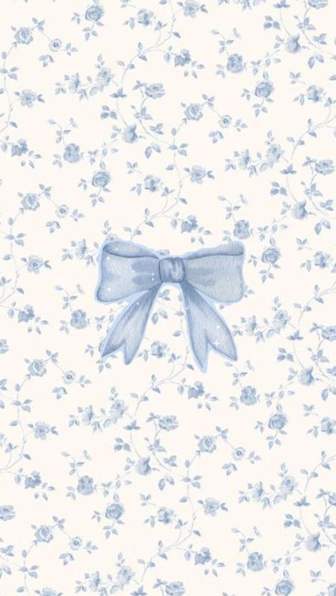 Pastel Coquette Wallpaper, Cute Blue Phone Wallpaper, Cute Simple Blue Wallpaper, Blue Bows Aesthetic Wallpaper, Coquette Photo Collage, Bow Wallpaper Blue, Cute Blue Flower Wallpaper, Cute Wallpapers Light Blue, Light Blue And Pink Wallpaper