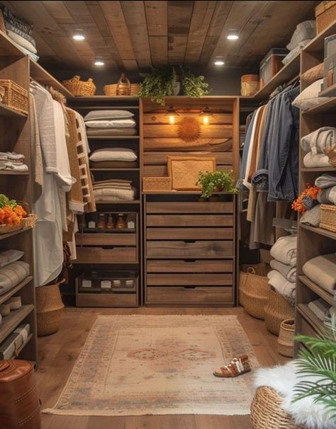 Closet On A Budget, Closet Rooms, Diy Walk In Closet, Minwax Stain Colors, Rustic Closet, Organizing Walk In Closet, Bedroom Closets, Ranch Ideas, European Cottage