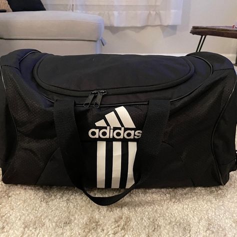 Adidas Duffle Bag Duffel Bag Aesthetic, Duffle Bag Aesthetic, Adidas Duffle Bag, Black Duffle Bag, Aesthetic Bag, Shirts And Shorts, Adidas Bags, Grade 9, Aesthetic Bags