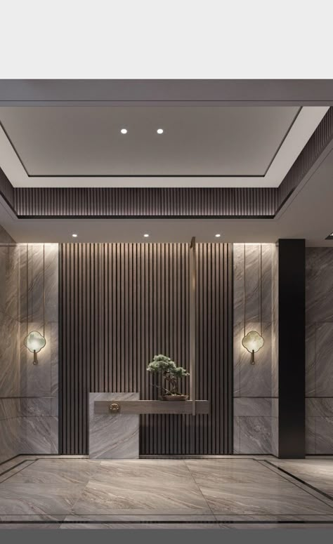 Modern Lobby, Lobby Interior Design, Modern Entrance, Ceiling Design Modern, Lobby Interior, Ideas Room, Entrance Foyer, Foyer Design, Lobby Design