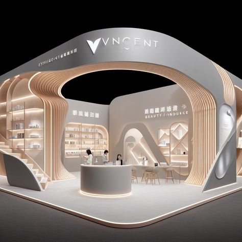 AI exhibition stand design renderings on Behance Booth Design Exhibition Stands, Creative Booth Design Exhibition Stands, Creative Booth Design, Booth Design Exhibition, Creative Booths, Summer Fest, Design Exhibition, Exhibition Stands, Beauty Clinic