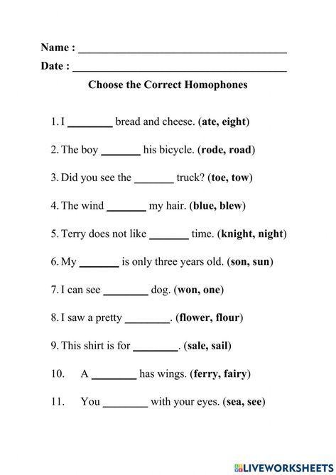 3rd Grade Homophone Activities, Homonyms Activities 3rd Grade, Homophones Worksheets For Grade 2, Homophones Worksheets 2nd Grade, Grade Three English Worksheets, Homophones Activities 3rd Grade, Homonyms Worksheet Grade 3, Homophones Worksheets For Grade 3, English Grade 4 Activities