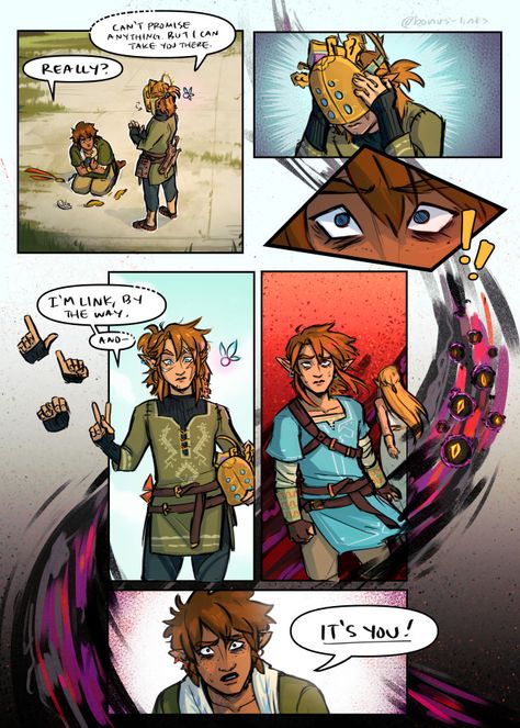 Legend Of Zelda Fanart Botw, Princess Zelda Botw Fanart, Legend Of Zelda Link X Zelda, Legend Of Zelda Breath Of The Wild Comic, Link Comic, Loz Comics, Zelda Linked Universe, Link X Link, Link Universe