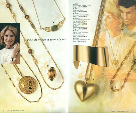 Jewelry Ad, Sarah Coventry Jewelry, Chanel Pearls, Jewelry Catalog, Jewelry Ads, Sarah Coventry, Coventry, Vintage Costume Jewelry, 70s Fashion