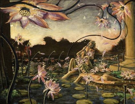 Lotus Eaters, Epic Costumes, Esoteric Art, Monster Can, Art Google, Surreal Art, Scenery Wallpaper, Greek Mythology, Sloth