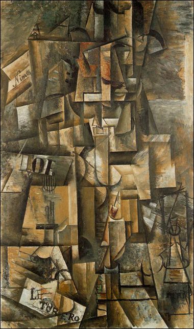 Picasso made these fractured, disjointed paintings by “analyzing” an object or scene from every angle, and then painting a single composition that combines each viewpoint. This early style of Cubism is actually called Analytic Cubism. Analytic Cubism, 20th Century Painters, Picasso Cubism, 1920 Art, Cubist Movement, Cubist Paintings, Pablo Picasso Art, Art Picasso, Artistic Painting