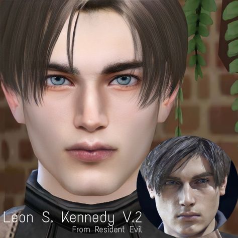 Sims Leon S. Kennedy V.2 Leon Sims 4 Cc, Leon Sims 4, Sims4 Resident Evil Cc, Sims 4 Resident Evil Cc, Resident Evil Sims 4 Cc, Aplikasi Game, Sims Face, Sims 4 Men Clothing, Sims 4 Hair Male