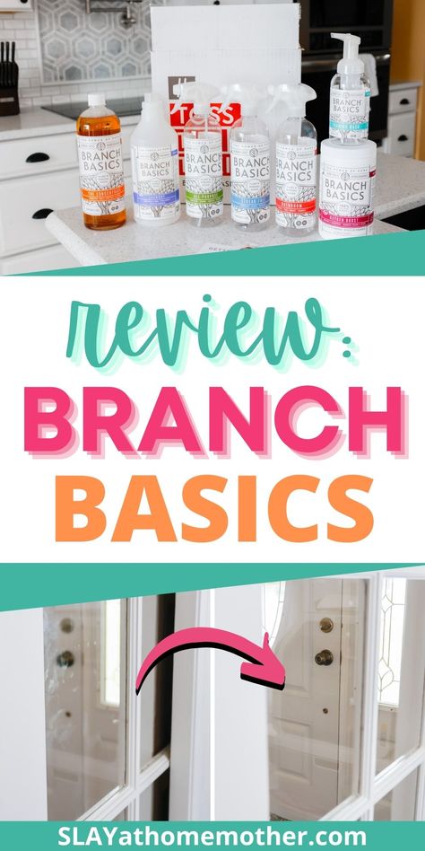 A completely HONEST and unbiased review of the premium starter kit of Branch Basics non-toxic cleaning system, with petri dish results. Use code CORINNE to save 15%! #cleaning #slayathomemother #branchbasics *shoppable affiliate links added to this pin. Chemical Free Cleaning Products, Deep Cleaning Supplies List, Branch Basics Cleaning, Essential Ouls, Best Non Toxic Cleaning Products, Essential Cleaning Supplies Checklist, Branch Basics, Toxic Cleaning Products, Clean Bottle