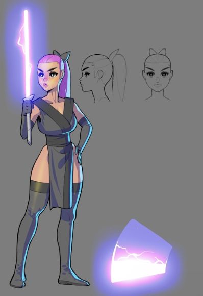 Sith Male Oc, Star Wars Jedi Art, Lightsaber Poses, Star Wars Oc Female, Lightsaber Drawing, Twi'lek Jedi, Female Jedi, Star Wars Oc, Star Wars Fashion