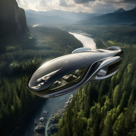 Hover Car, Concept Vehicles Sci Fi, Luxury Jets, Space Ships Concept, Future Transportation, Space Ship Concept Art, Alien Aesthetic, Eco City, Flying Car