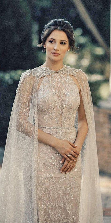 Baju Kahwin, Vintage Inspired Wedding Dresses, Cape Wedding Dress, Wedding Robe, Dream Wedding Ideas Dresses, A Wedding Dress, فستان سهرة, Vintage Inspired Wedding, Vintage Inspired Dresses