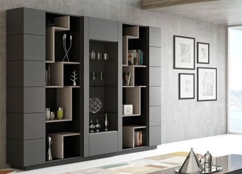 Modern Cabinetry Living Room, Crockery Display, Ikea Tv Stand, Living Room Units, Ikea Tv, Living Room Storage Cabinet, Modern Wall Units, Wall Unit Designs, Living Room Wall Units