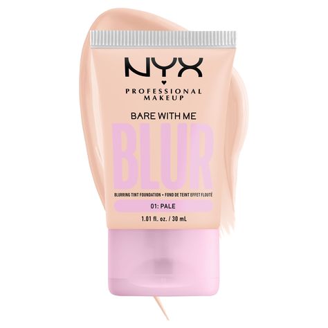 Bare With Me Blur Tint Foundation | NYX Professional Makeup Lightweight Foundation, Nyx Makeup, Makeup Setting Spray, Skin Imperfection, Matte Foundation, Makeup Items, Makeup Primer, Nyx Professional Makeup, Makeup Sponge