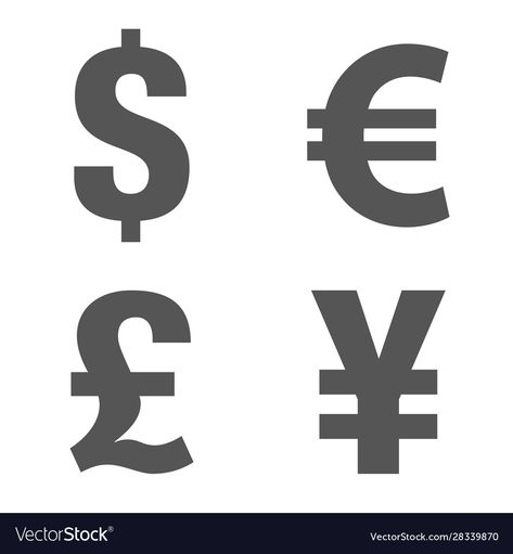 Currency Symbols Icons, Euro Sign, Euro Dollar, Light Bulb Icon, Shield Vector, Funny Logo, Internet Icon, Network Icon, Fish Icon