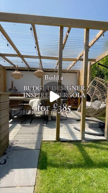 Diy Cantilever Pergola, Diy Gazebo Ideas, Diy Pergola Ideas, Garden Pergola Ideas, Home Renovation Diy, Timber Pergola, Diy Gazebo, Joist Hangers, Renovation Diy