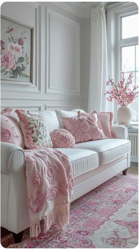 Alevel Art, Coquette Princess, Girly Apartment Decor, Pink Living Room, Casa Vintage, Spiritual Decor, Beautiful Rooms, Cottage Ideas, Princess Castle