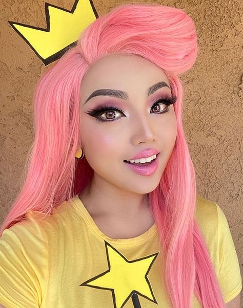 Pink Hair Cosplay Characters, Characters With Pink Hair Halloween, Pink Hair Characters Halloween, Amor Costume, Cupcake Halloween Costumes, 2000s Halloween, Characters With Pink Hair, Pink Halloween Costumes, Cosmo And Wanda