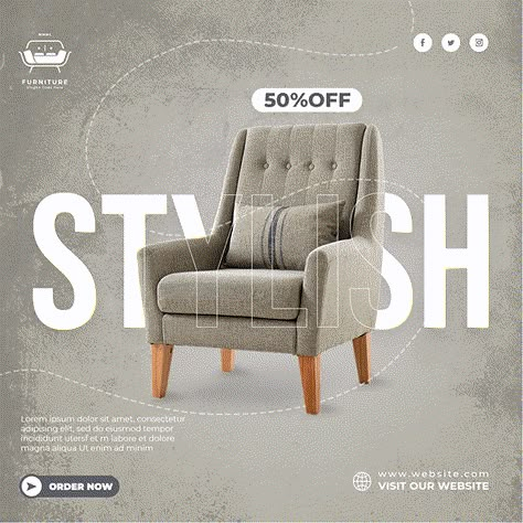 Furniture Instagram Post Design, Furniture Social Media Post Design Ideas, Social Media Furniture Post, Furniture Posts Instagram, Sofa Poster Design, Furniture Instagram Story, Furniture Ads Design, Furniture Social Media Design, Furniture Social Media Post Design