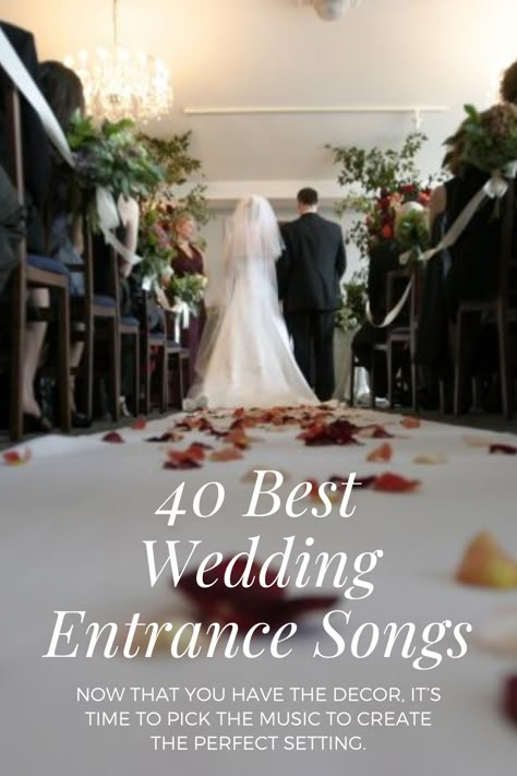 Wedding Music Entrance, Bride Processional Songs, Bride Ceremony Entrance, Bride And Groom Introduction Songs, Groom Entrance Song Ceremony, Entrance Songs For Bride And Groom, Wedding Party Processional Songs, Songs For Bridal Party Entrance Ceremony, Bride And Groom Reception Entrance Songs