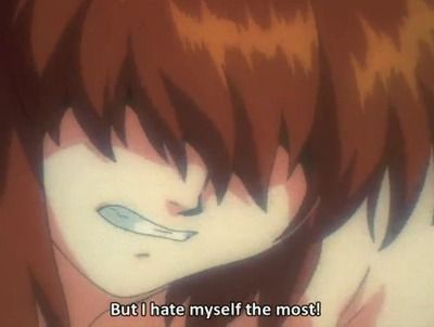 Hedgehog Dilemma, Asuka Langley Soryu, Neon Evangelion, Asuka Langley, A Hedgehog, Neon Genesis, 90s Anime, Anime Quotes, Aesthetic Grunge