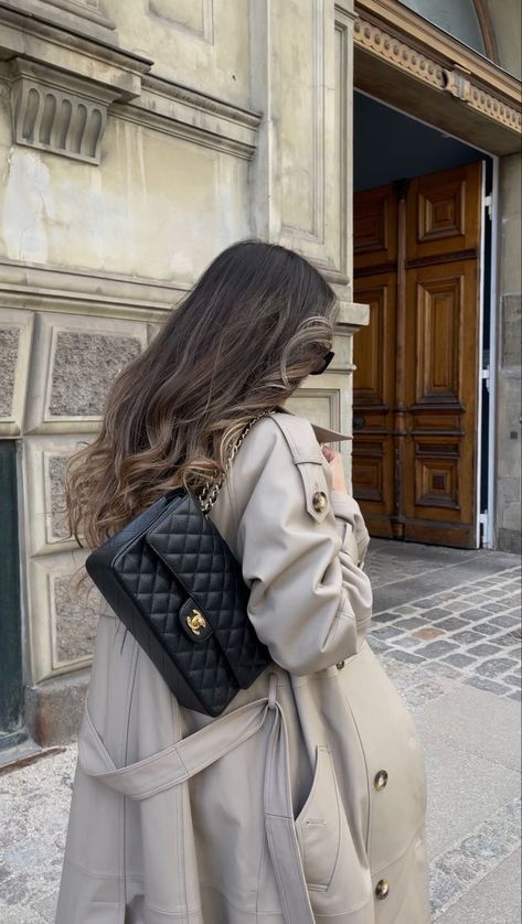 Dream Bags, Random Inspiration, Casual Winter Outfits, Designer Bag, Winter Casual, Fall Winter Outfits, Classy Outfits, Winter Outfits, Trench Coat