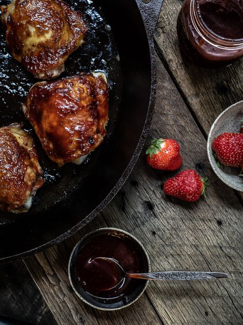 Fruit Bbq Sauce, Raspberry Barbecue Sauce, Strawberry Red Wine Bbq Sauce, Strawberry Chipotle Bbq Sauce, Strawberry Bbq Sauce, Summer Barbeque, Strawberry Wine, Vinegar And Honey, Barbeque Sauce