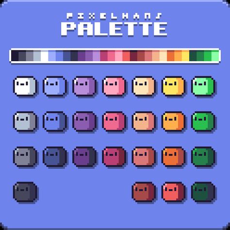 Medien-Tweets von ️️️️️️ (@pixelhans) | Twitter 2d Sprite, How To Pixel Art, 8 Bit Art, Pixel Characters, Gameboy Color, Pixel Color, Pixel Animation, Pixel Art Tutorial, Color Palette Challenge