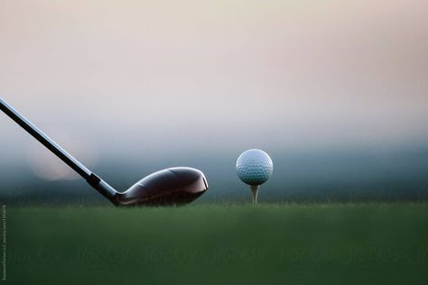 Golf Ball and Driver Club in Tee box at dawn in Phoenix, Arizona Golf Shoot, Hobby Aesthetic, Around The World Cruise, Golf Course Photography, Golf Images, Golf Pictures, Golf Photography, Golf Driver, Golf Inspiration