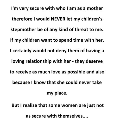 Stepmom Bio-Mom stepchildren blended family Jealous Stepmom Quotes, Blended Family Captions, Bio Mom Hates Stepmom, High Conflict Bio Mom Quotes, Blended Family Quotes Challenges, Stepchildren Quotes, Step Mother Quotes, Step Mom Quotes Being A Stepmom, High Conflict Bio Mom