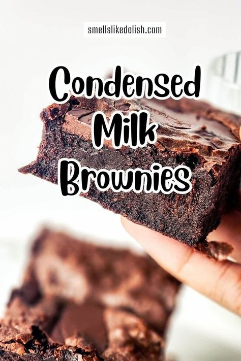 These Condensed Milk Brownies are your answer!  Microwave-friendly and ready in minutes, they deliver all the fudgy,  caramel-infused goodness without the fuss. Treat yourself to instant  heaven, one bite at a time. Condensed Milk Brownies, Homemade Sweetened Condensed Milk, Easy Picnic Food, Kid Approved Meals, Condensed Milk Recipes, Sweet Bar, Decadent Chocolate Cake, Brownie Ingredients, Gourmet Chocolate