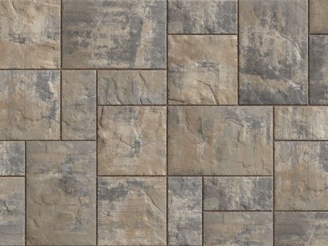 Beacon Hill Flagstone™ | Unilock, color Fossil, new for 2018 Beacon Hill Fossil Patio, Unilock Beacon Hill Flagstone Fossil, Unilock Beacon Hill Flagstone, Pavers Over Concrete, Lake Landscaping, Flagstone Pavers, Brick Paver Patio, How To Install Pavers, Brick Patio