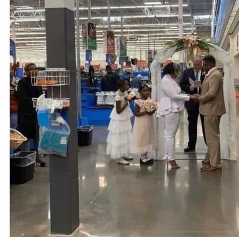 If we can’t get married at Walmart it’s not real Walmart Wedding, People Getting Married, October 20, Dream Board, Got Married, Wedding Inspo, Getting Married, Dream Wedding, Collage