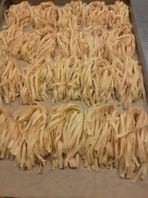 Drying Pasta For Storage, Drying Egg Noodles, How To Dry Pasta For Storage, Drying Fresh Pasta, How To Dry Fresh Pasta, How To Dry And Store Homemade Pasta, Homemade Pasta Storage, How To Dry Pasta, Drying Pasta Homemade