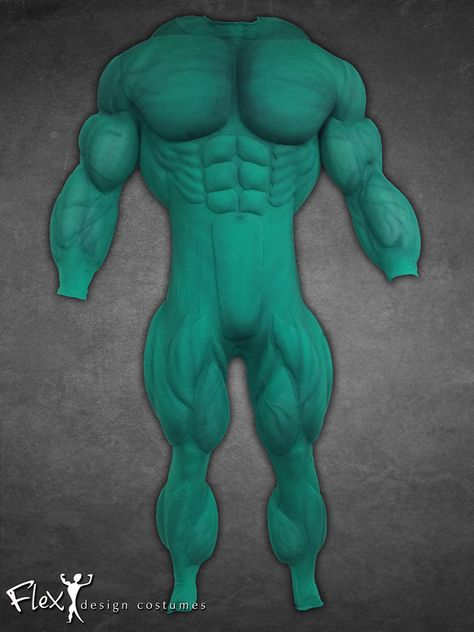 Mega Muscle Suit Diy Muscles For Costume, Muscle Suit, Muscle Suit Costume, Mylohyoid Muscle, Muscle Growth Comic Male, Huge Muscles, Suit Measurements, Beauty And The Beast Costume, Beast Costume