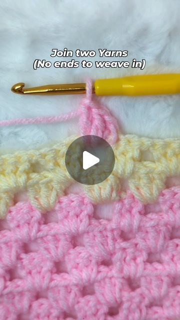 Pawan K on Instagram: "Quick tutorial on how to join two yarn ends with two knots, make sure to pull the yarn ends to tighten the final knot for a secured finish 😊 I use this trick most often whenever I have to use too many color changes as otherwise there are so many ends to weave and those take forever to weave in. So this knots method helps me not to weave in the ends 🧶💛🧶 Isn't that amazing??? What other methods do you use for securing the yarn ends?? , 🧶 pkcrochetcraft 🧶 . #crochettutorial #tiptuesday #crochetersofinstagram #crochettips #tips #tipsandtricks #grannysquare #magicknot #crochetinspiration #crochet" Crochet Joining Yarn, How To Finish Crochet Ends, Hiding Yarn Ends Crochet, Connect Yarn Ends, Joining Yarn Ends, How To Weave In Ends Crochet Granny Squares, How To Join Different Color Yarn In Crochet, How To Weave In Yarn Ends Crochet, How To Weave In Ends Crochet