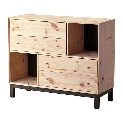 nornas-drawer-chest-with-compartments-gray__0270248_PE408147_S4 Ikea Nornas, Ikea Dresser Hack, Ikea Dresser, Changing Table Dresser, Ikea Storage, Ikea Hacks, Boy's Room, Ikea Hack, Boy Room