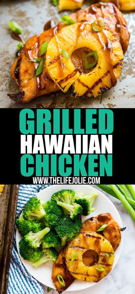 Grilled Pineapple Chicken, Pineapple Chicken Recipes, Chicken Tender, Hawaiian Chicken, Pineapple Slices, Foil Packets, Grilled Pineapple, Grilled Chicken Recipes, Chicken Marinades