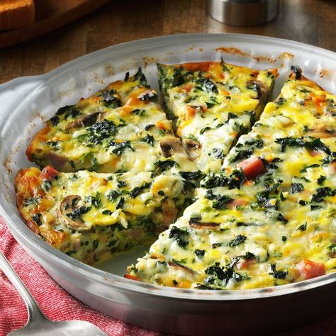 Bisquick Quiche, Quiche Recipes Crustless, Spinach Quiche Recipes, Quiche Recipes Easy, Quiche Dish, Spinach Quiche, Diner Recept, Breakfast Quiche, Quiche Recipe