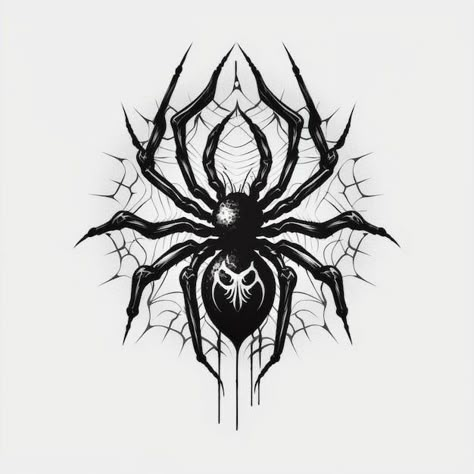 Bite Tattoo, Tattoo Spider, Spider Bite, Amazing 3d Tattoos, Atlas Tattoo, Spider Web Tattoo, Back Of Neck Tattoo, Clever Tattoos, S Tattoos