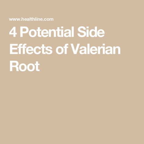 4 Potential Side Effects of Valerian Root Valerian Root Side Effects, Valerian Root Benefits, Herbs For Sleep, Natural Sleep Aid, Heart Palpitations, Natural Sleep Aids, Valerian Root, Higher Dose, Sleep Aid