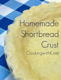 pies Shortbread Pie, 13 Cake, Homemade Shortbread, Pie Crust Recipe Easy, Pie Dough Recipe, Homemade Pie Crust Recipe, Easy Pie Crust, Buttery Shortbread, Cream Pies