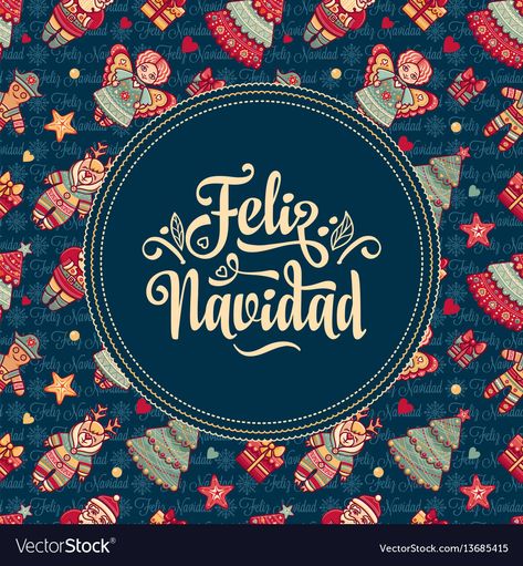 Holidays In Spain, Spanish Christmas, Christmas Download, French Christmas, Purple Christmas, Xmas Card, Navidad Christmas, Christmas Banners, Christmas Lettering