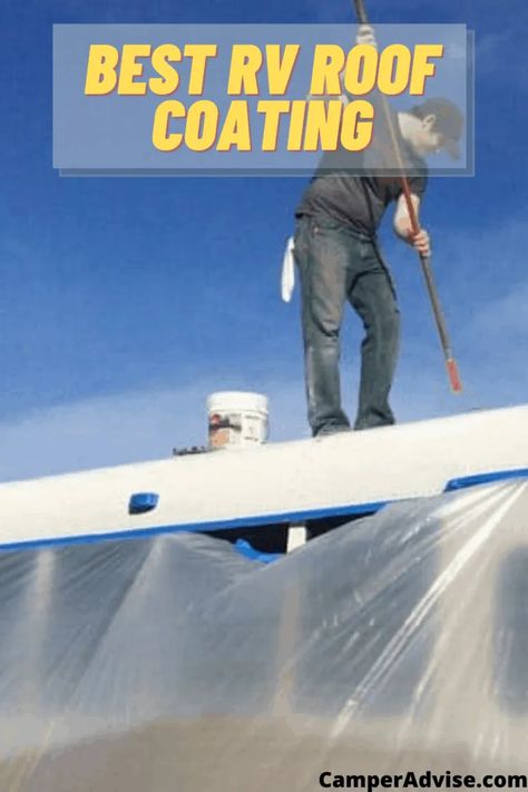 Rv Cleaning, Van Project, Camper Maintenance, Camper Repair, Teardrop Caravan, Roof Coating, Rv Repair, Diy Rv, Camping Stuff