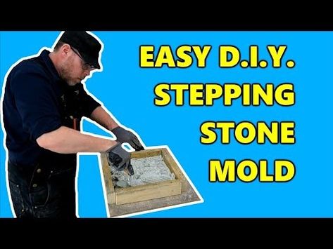 How To Make A Stepping Stone Mold - YouTube Stepping Stone Molds, Stone Shapes, Stone Molds, Stepping Stone, Patio Ideas, Put Together, Stepping Stones, Easy Diy, Molding