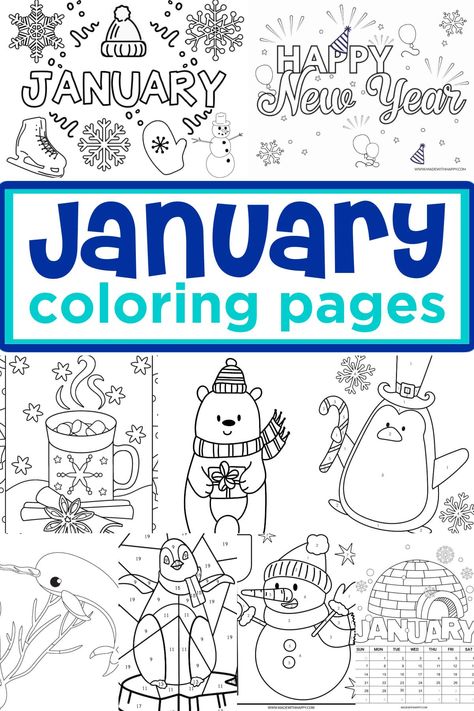 Dive into the new year with creative joy! Explore festive and winter-themed designs for all ages. Start coloring your January moments now! January Coloring Pages For Kids, January Coloring Pages Free Printable, January Coloring Pages, January Planning, Winter Coloring Pages For Kids, January Themes, Polar Bear Drawing, Donut Coloring Page, Reindeer Drawing