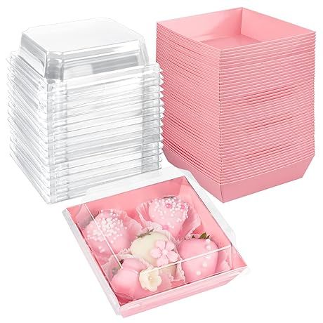 Amazon.com Shopping Cart Charcuterie Boxes, Pink Cake Box, Sandwich Packaging, Cake Sandwich, Dessert Containers, Macaron Cake, Bakery Boxes, Dessert Packaging, Take Out Containers